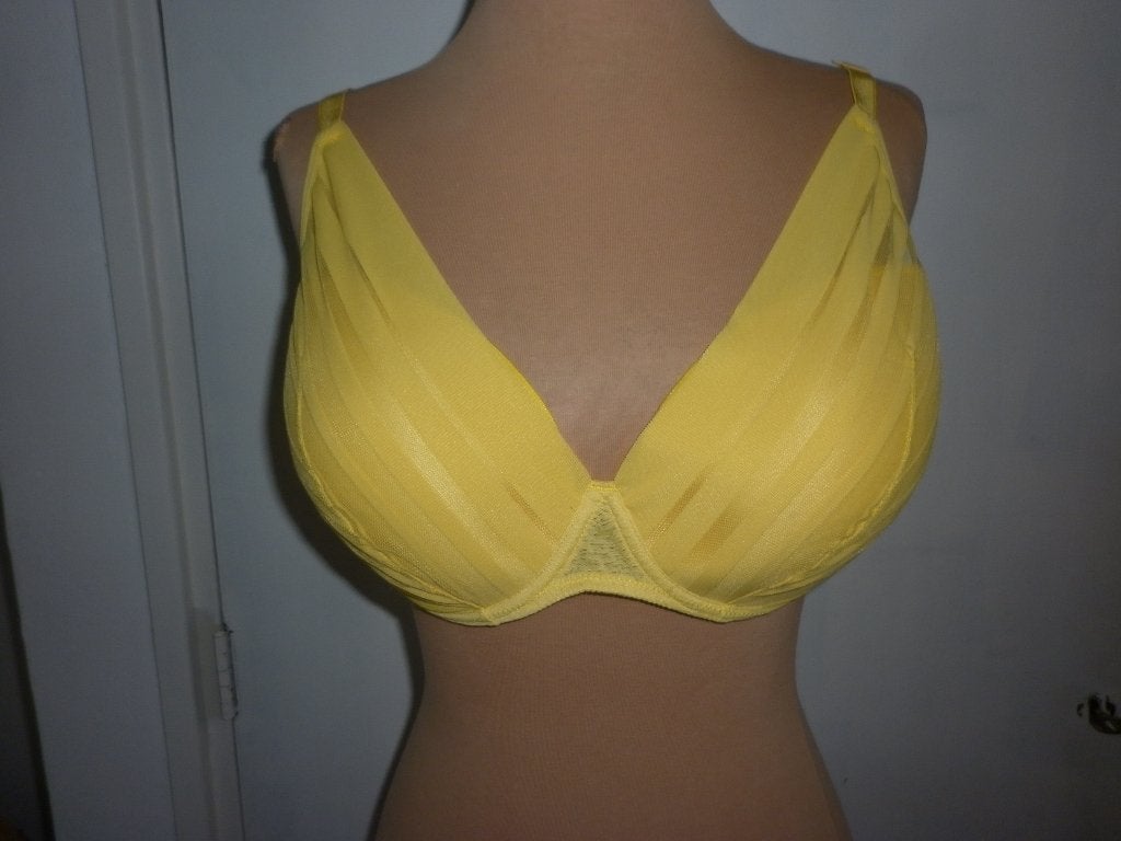 beugelBh maat  100F voorgevormde cups  merk : Passionata, Ophalen of Verzenden, Geel, BH