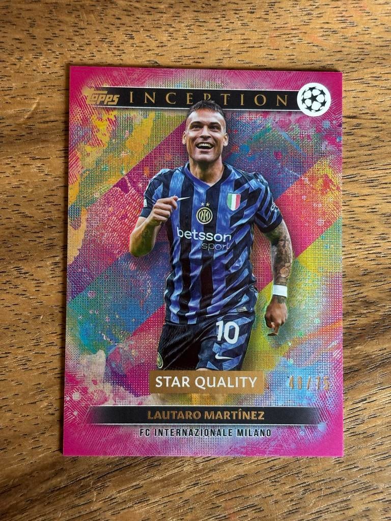 Lautaro Martínez Topps Inception UEFA Club Competitions, Ophalen of Verzenden, Nieuw, Buitenlandse clubs, Spelerskaart