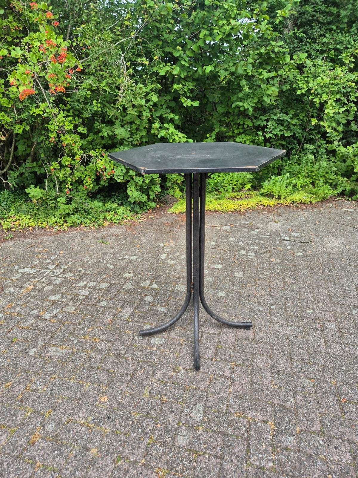 Statafel zwart metaal, Huis en Inrichting, Tafels | Statafels, Ophalen