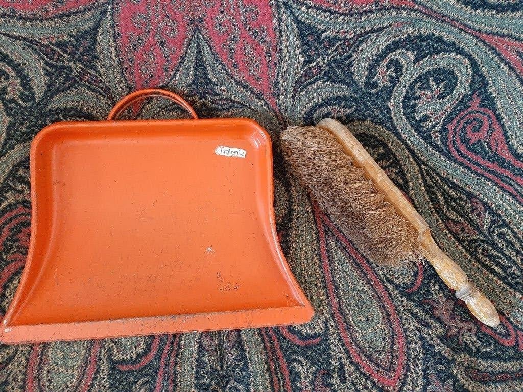 Brabantia  stoffer en blik, Verzenden, Metaal, Brabantia, Oranje
