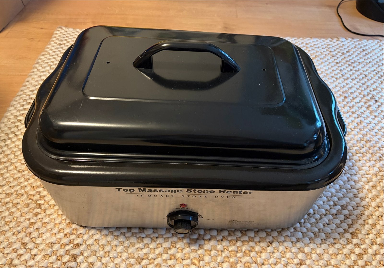 Hotstone Massage Steenverwarmer - Top Massage Stone Heater, Ophalen of Verzenden, Zo goed als nieuw, Hotstone