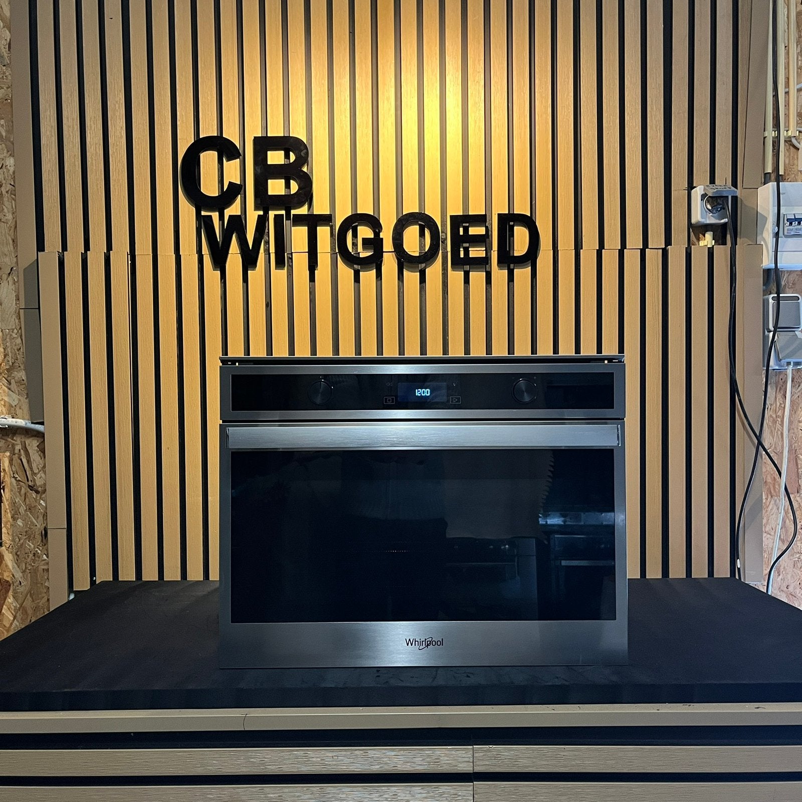 Luxe Whirpool combi oven magnetron met veel ovenfuncties, Witgoed en Apparatuur, Ovens, Ophalen, 45 tot 50 cm, Whirlpool, Inbouw