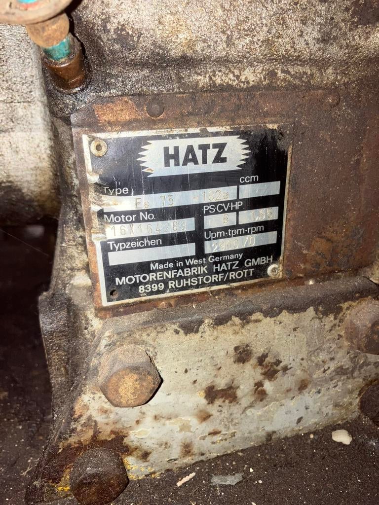 Onderdelen Hatz diesel motor voor onderdelen, Ophalen, Gebruikt, Dieselmotor