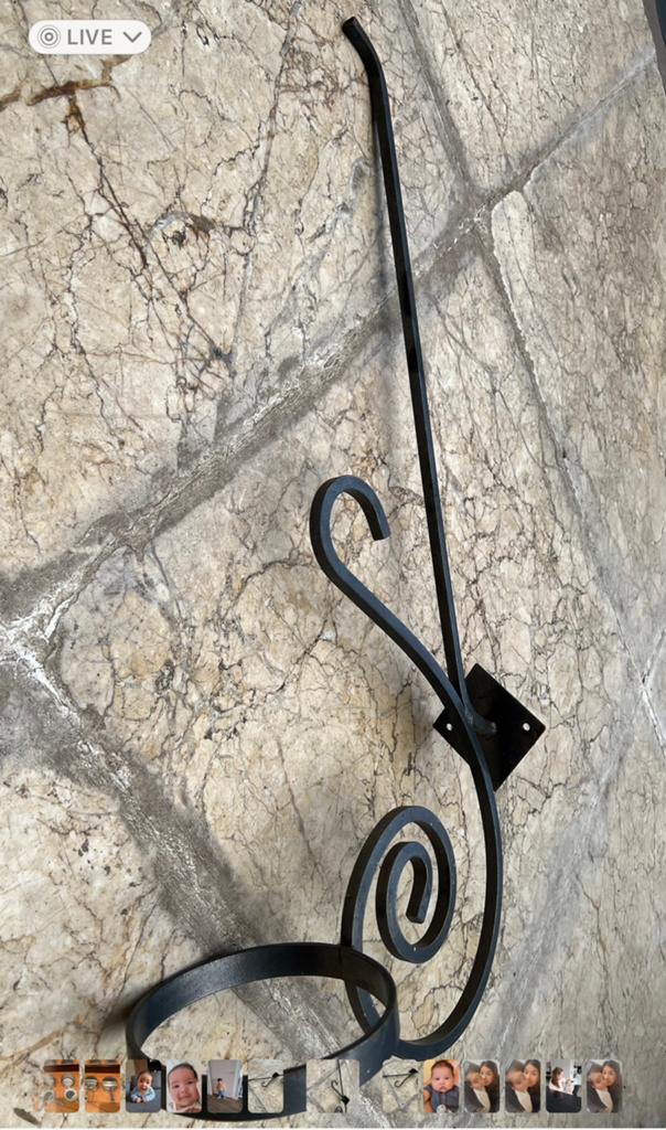 Planten hanger, Ophalen of Verzenden, Rond, Metaal, Minder dan 30 cm