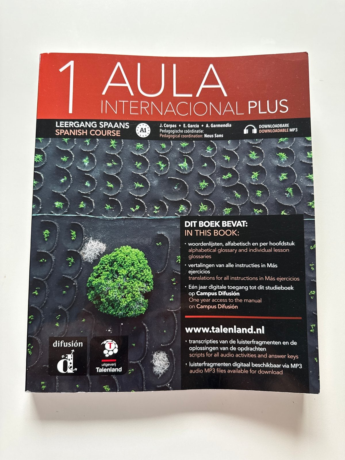 AULA Internacional Plus 1 Spaans Leerboek A1, Ophalen of Verzenden, Alpha, Zo goed als nieuw, Overige niveaus