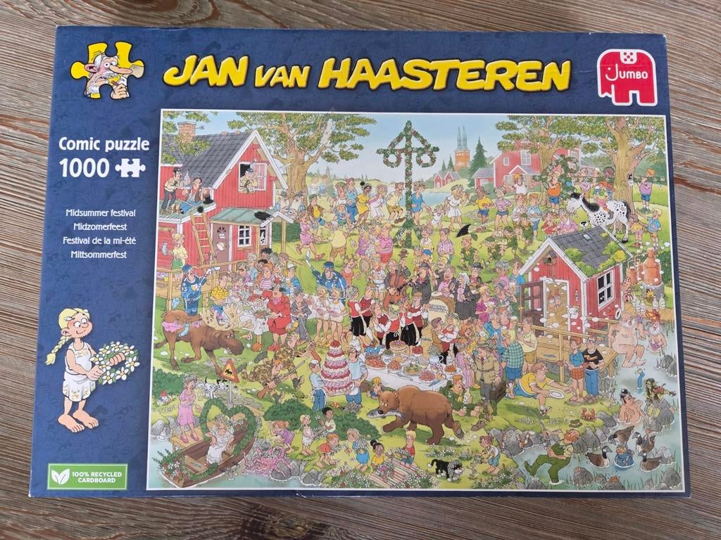 Jan van Haasteren puzzel, Ophalen, 500 t/m 1500 stukjes, Zo goed als nieuw