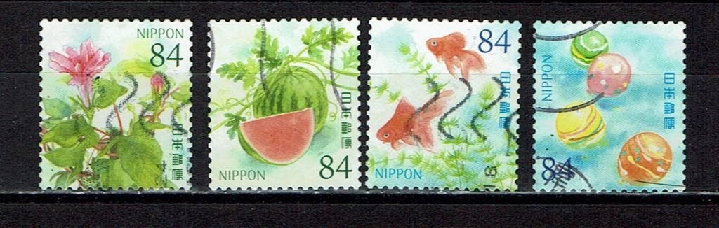 postzegels Japan zomergroeten  (2024), Ophalen of Verzenden, Gestempeld, Oost-Azië