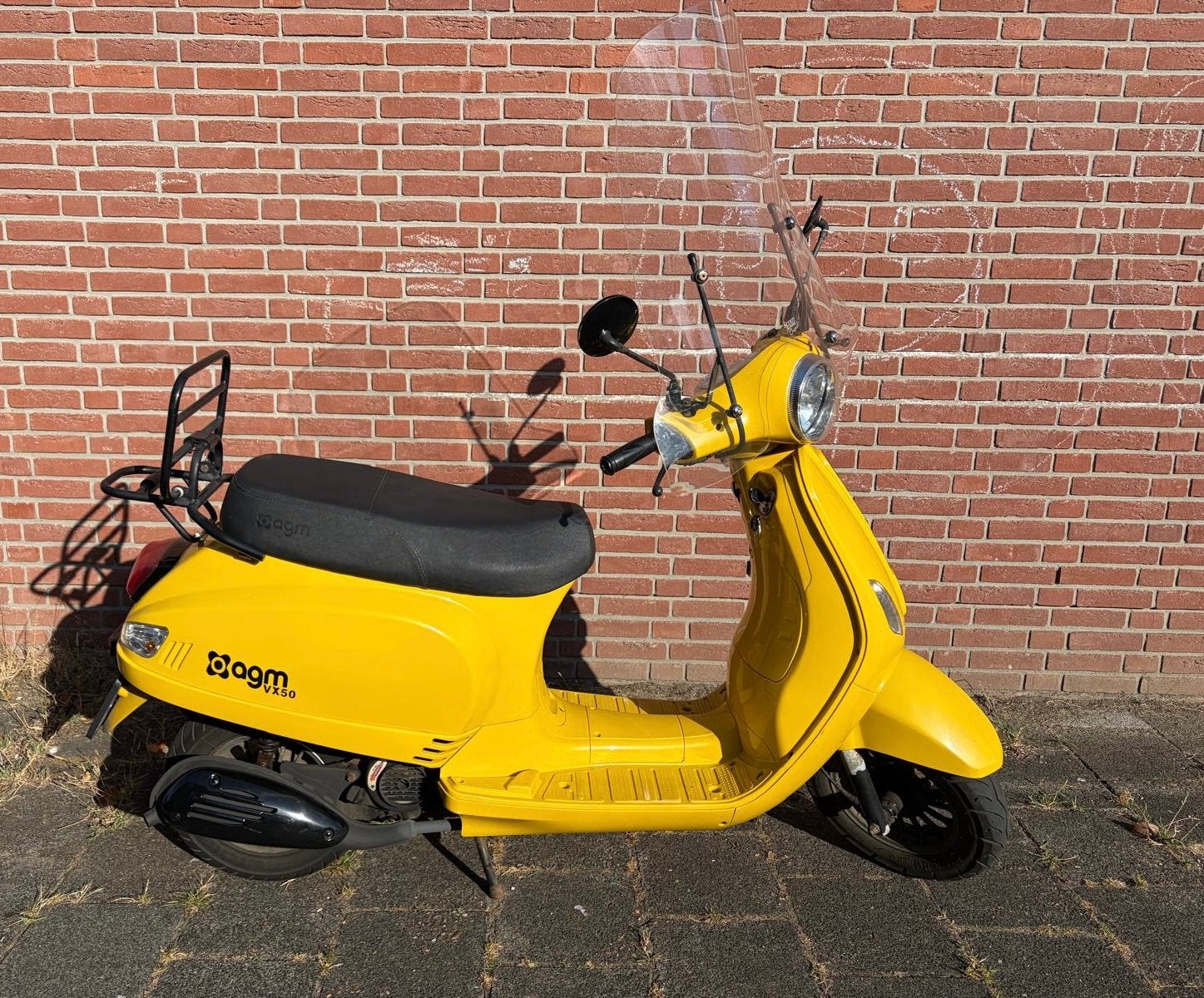Gele AGM VX50 scooter te koop, Ophalen, Gebruikt, Benzine, Maximaal 25 km/u