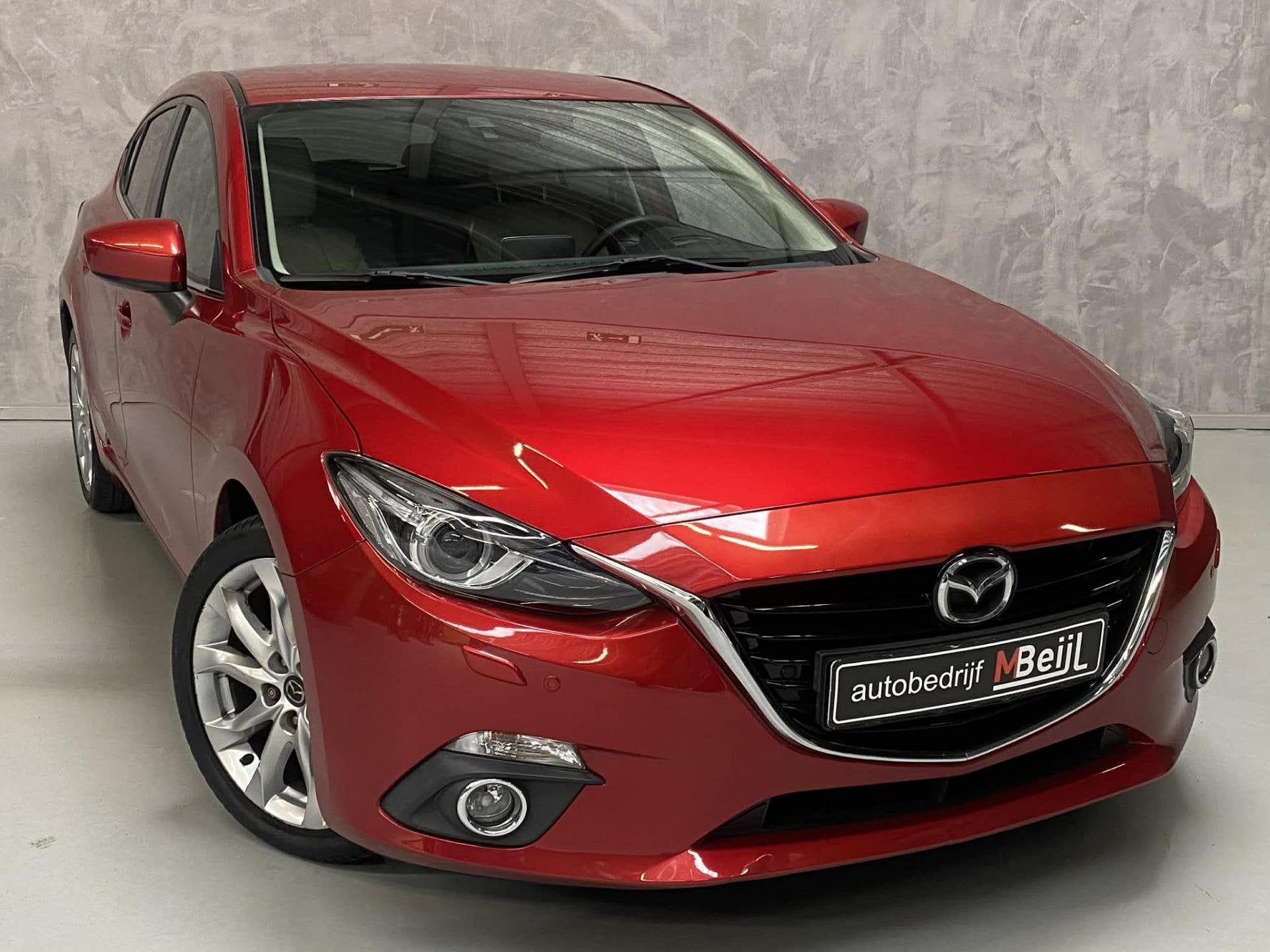 Mazda 3 2.0 GT-M /Keyless /Navi /Leder, Auto's, Mazda, 1998 cc, Gebruikt, 4 cilinders, 600 kg
