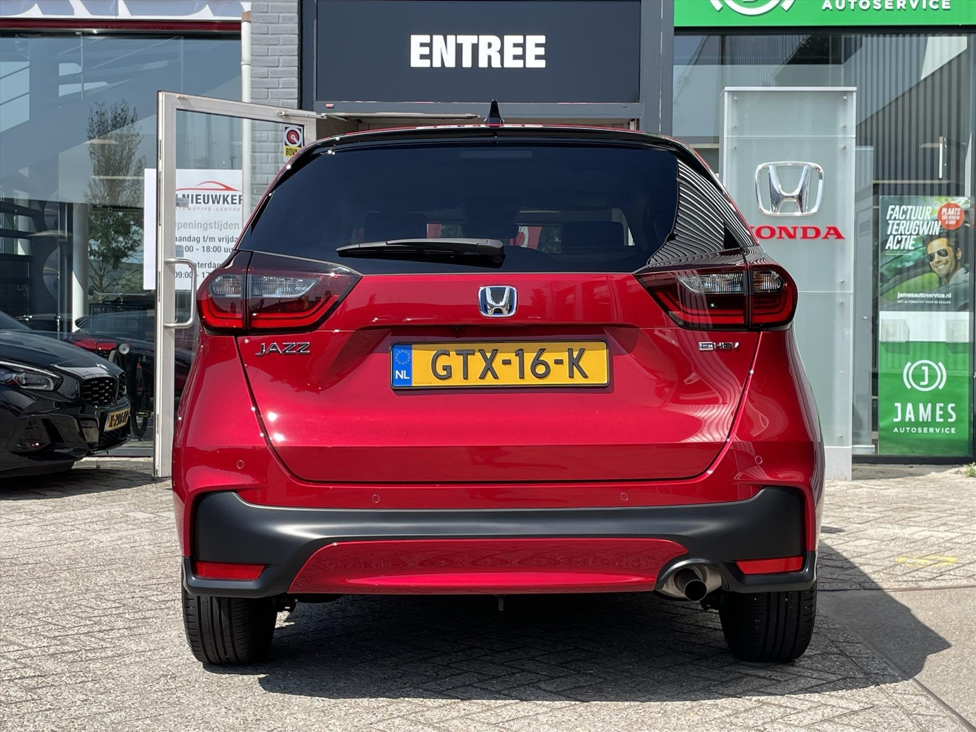 HONDA Jazz 1.5 e:HEV Hybrid Automaat Advance | Carplay & And, Auto's, Automaat, 12 maanden, 4 cilinders, Leder en Stof
