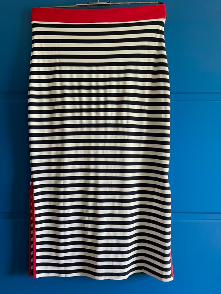 Angelle Milan rok. Maat L. Zie beschrijving, Ophalen of Verzenden, Zo goed als nieuw, Maat 46/48 (XL) of groter, Blauw