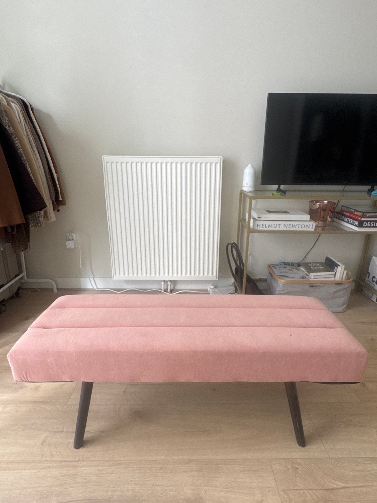 Roze bankje, Ophalen, Gebruikt, Overige kleuren, Eén