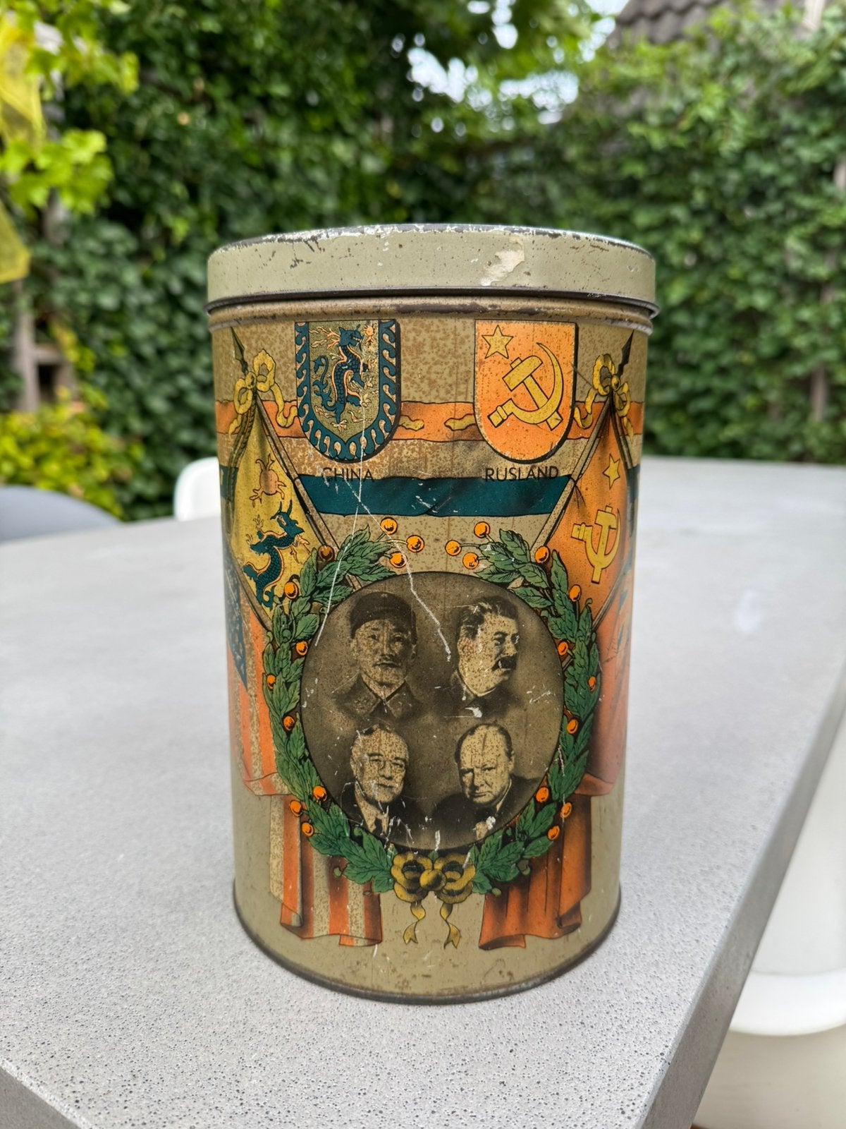 Nederlands Bevrijdingsblik 1939-1945 tweede wereldoorlog, Verzamelen, Blikken, Ophalen of Verzenden, Zo goed als nieuw, Beschuit