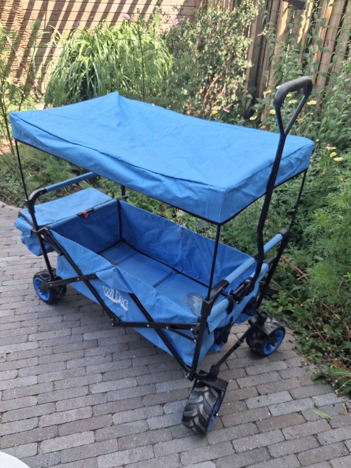Opvouwbare bolderkar / bolderwagen met brede wielen, Caravans en Kamperen, Ophalen, Opvouwbaar, Gebruikt
