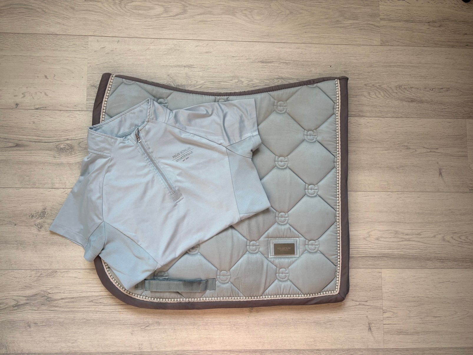 Equestrian stockholm ice blue + shirtje, Ophalen of Verzenden, Zo goed als nieuw