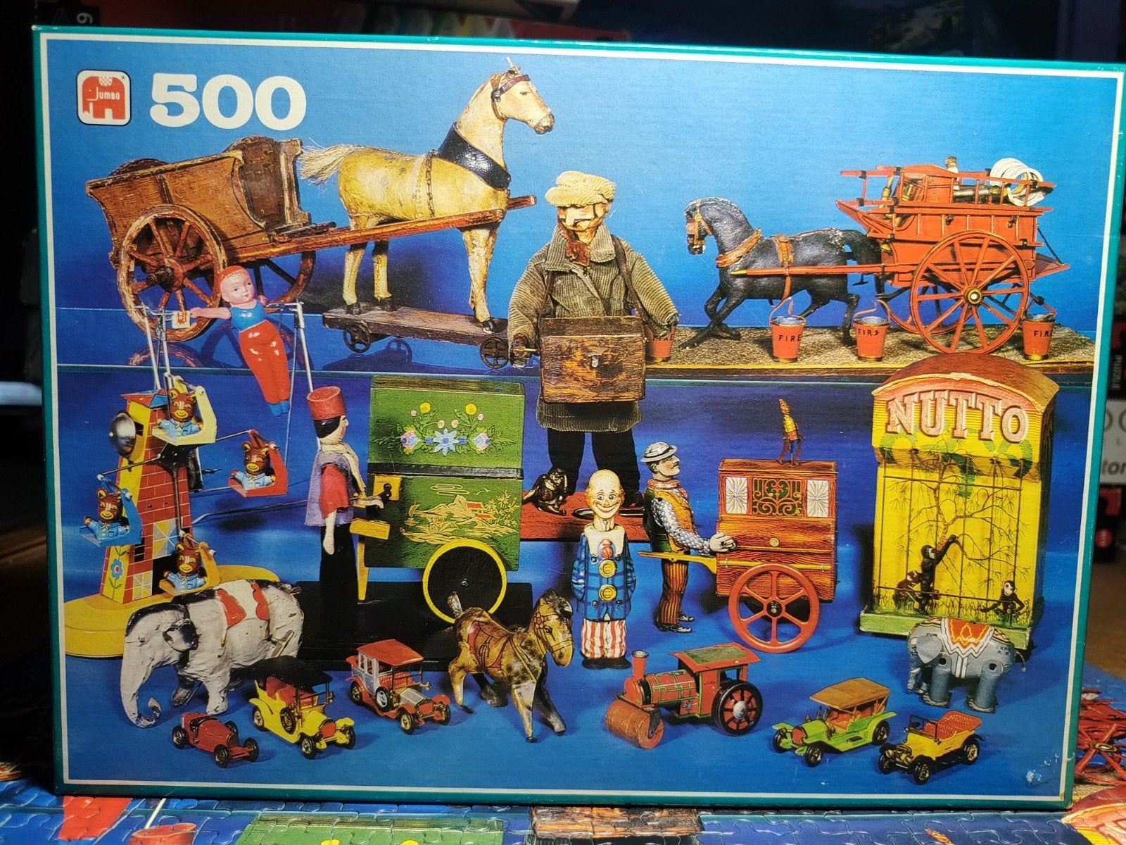 jumbo puzzel 500 stukjes Antiek speelgoed, Ophalen of Verzenden, 500 t/m 1500 stukjes, Zo goed als nieuw, Legpuzzel