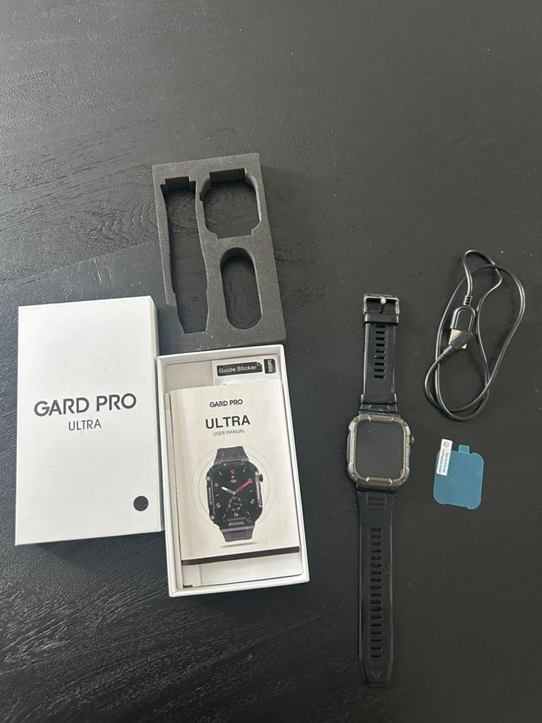 Gard pro ultra, Sieraden, Tassen en Uiterlijk, Smartwatches, Ophalen of Verzenden, Zo goed als nieuw, Zwart, Android