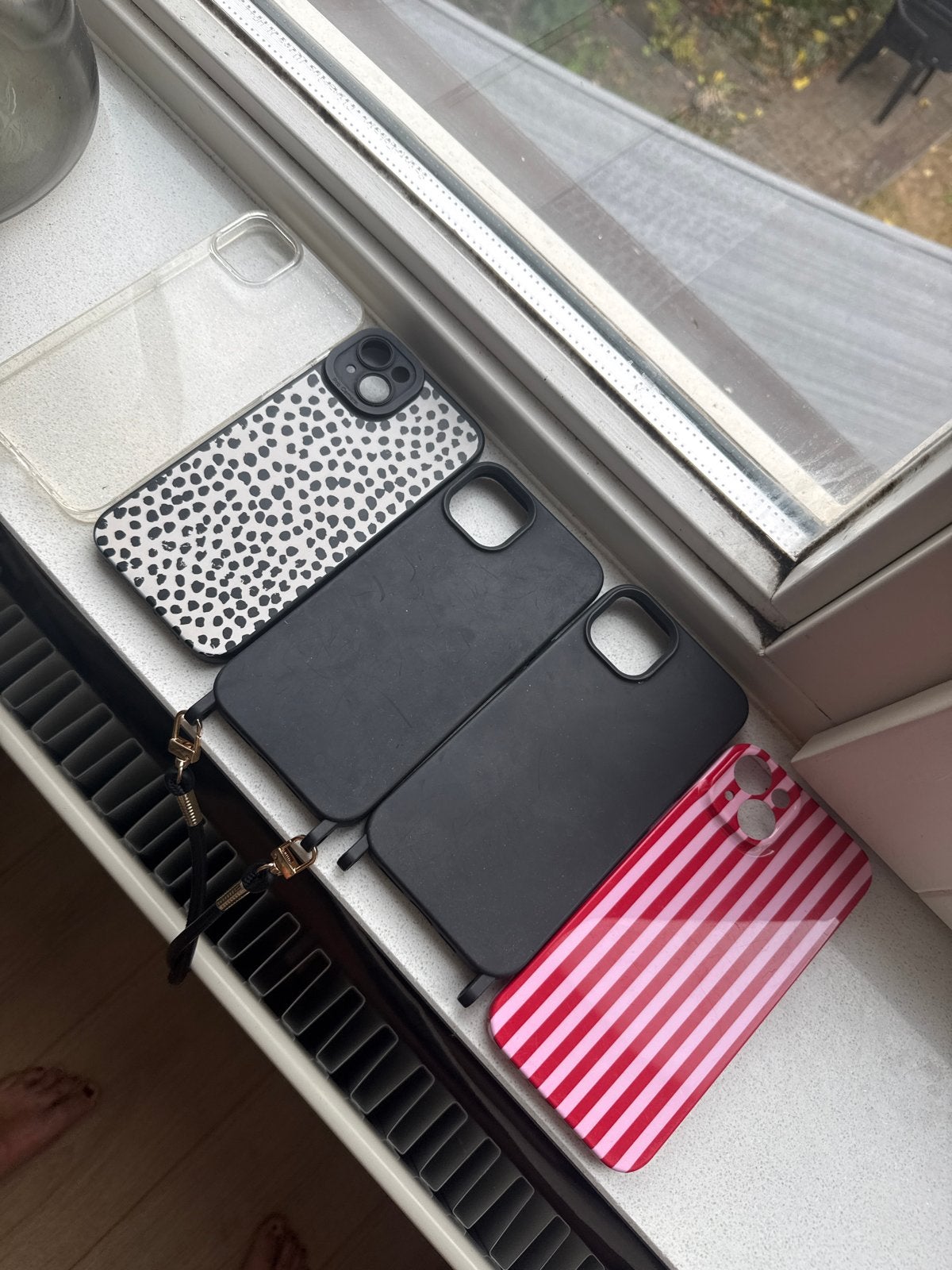 iPhone 15 Plus Hoesjes - Diverse Stijlen, Telecommunicatie, Kunststof, Gebruikt, Met koord, Overige merken