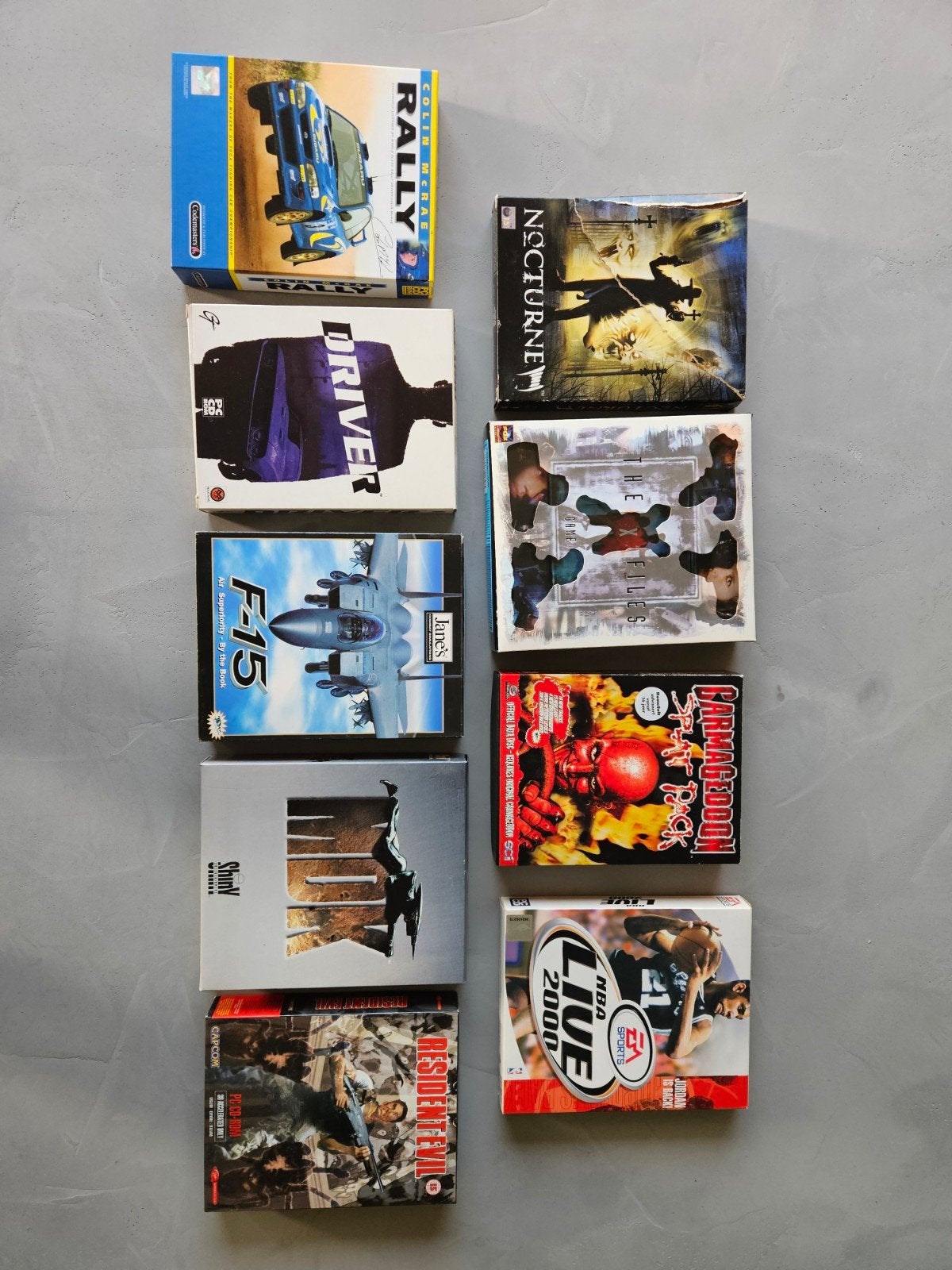 Diverse PC Games Collectie: Rally, Driver, F-15, en meer, Spelcomputers en Games, Games | Pc, Ophalen of Verzenden, Gebruikt, Overige genres