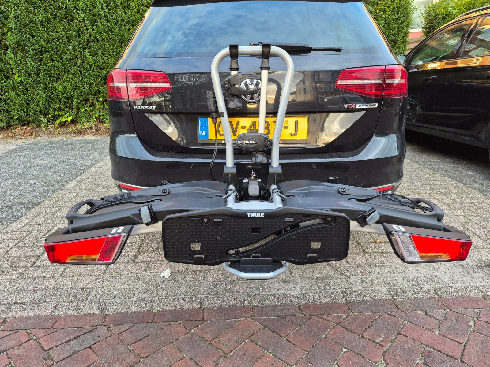 Keurige Thule EasyFold fietsendrager 2 elektrische fietsen, Auto diversen, Ophalen of Verzenden, Zo goed als nieuw, Brede banden