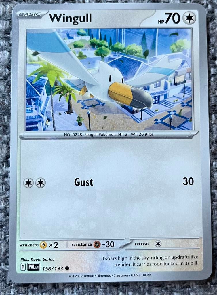 Pokémonkaart van Wingull (278) • Paldea Evolved (158/193), Verzenden, Nieuw, Losse kaart