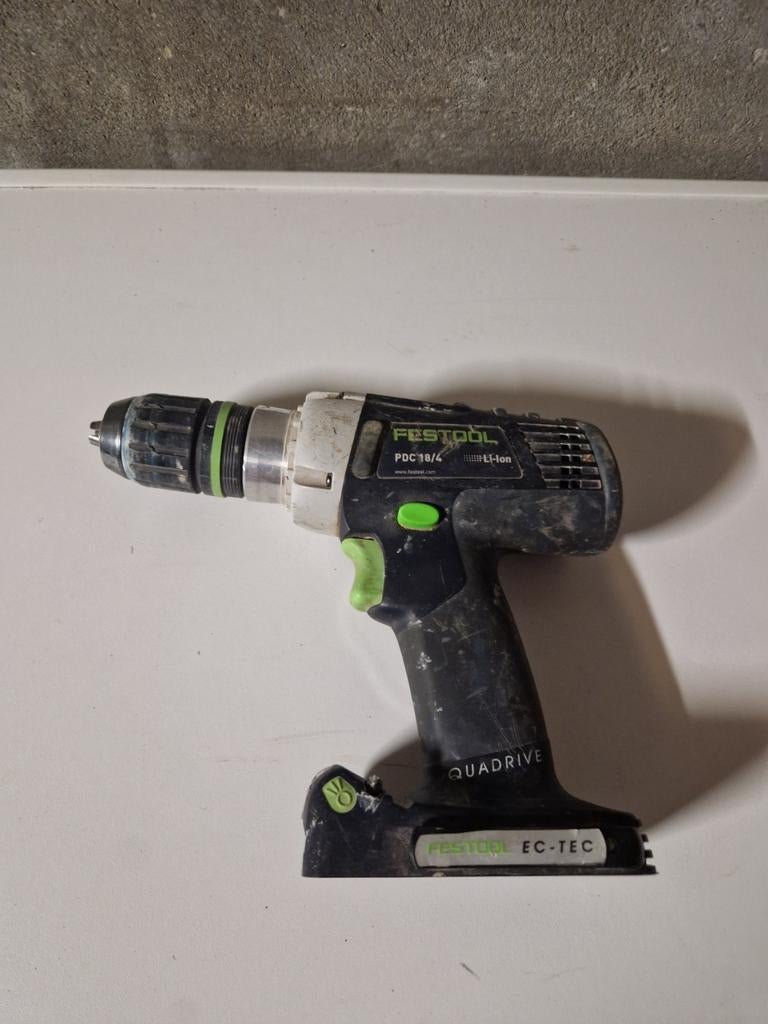 Festool boormachine Quadrive PDC 18/4, Ophalen of Verzenden, Zo goed als nieuw, Boormachine