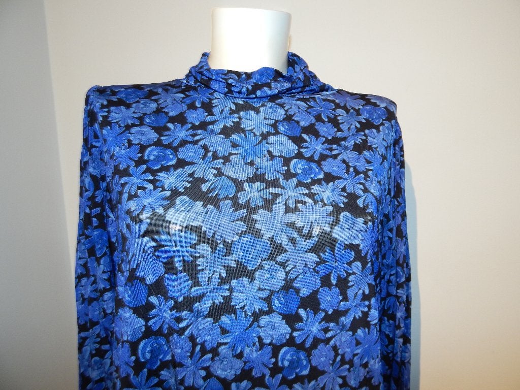 Fabienne Chapot kolletje vorstelijk blauwe bloemen L, Maat 42/44 (L), Zo goed als nieuw, Fabienne Chapot, Lange mouw