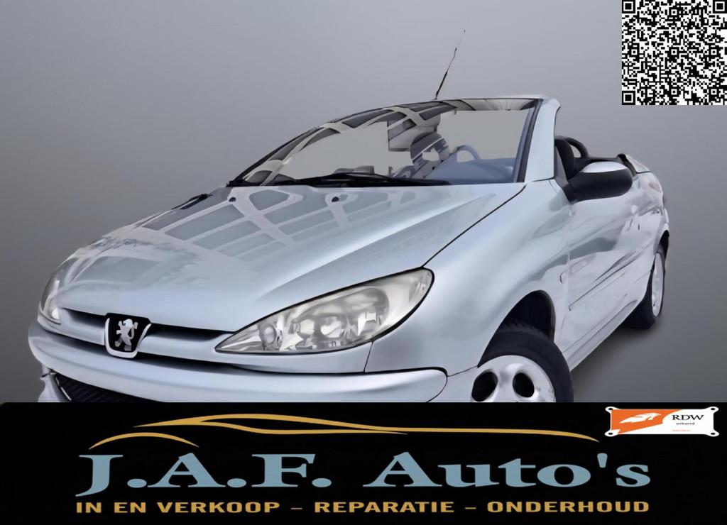 Peugeot 206 Cabrio ☀️ 1.6-16V LMV Elek Dak Nw APK!, Voorwielaandrijving, Gebruikt, 4 cilinders, Cabriolet