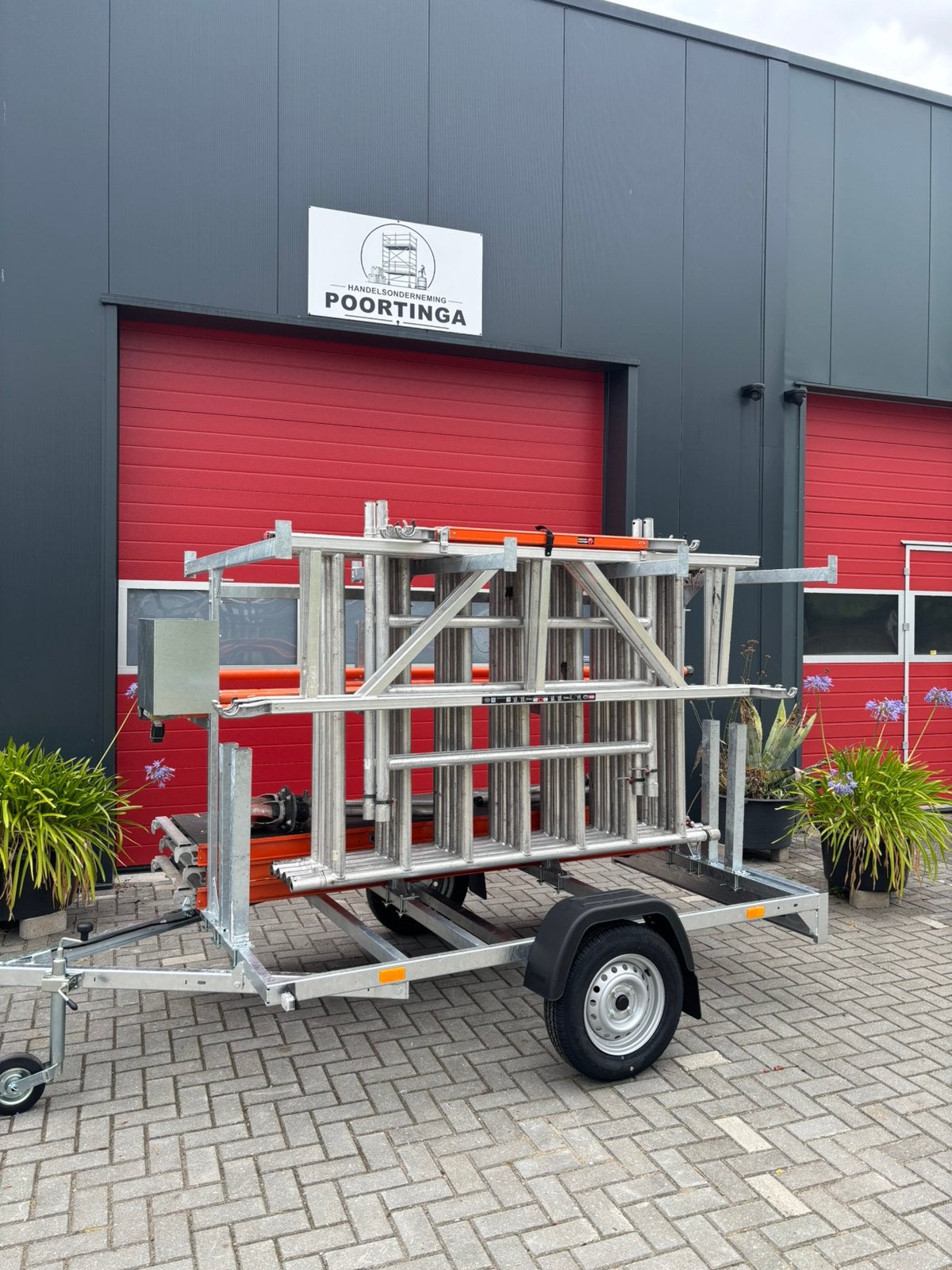 Altrex rolsteiger complete set te koop 9.2 m wh, Ophalen, Gebruikt, Poortingaverhuur@gmail.com, 5 meter of hoger