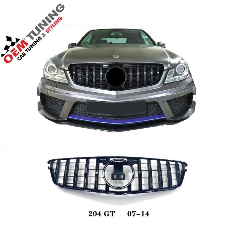 Grille geschikt voor C-Klasse W204 | GTR Style | 07-14 |, Ophalen of Verzenden