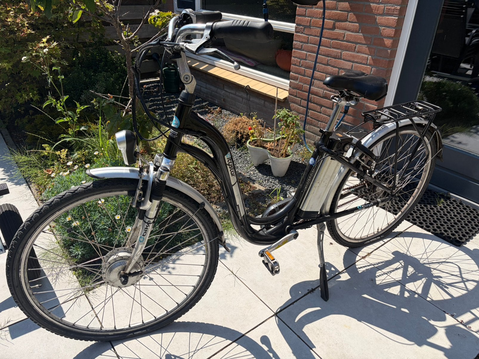 Citystar elektrische fiets. Achterwiel defect., Fietsen en Brommers, Elektrische fietsen, Ophalen, Gebruikt, Overige merken
