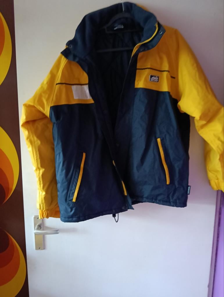 Esos Sportswear Jas - Geel/Blauw, Maat 52/54 (L), Blauw, Ophalen of Verzenden, Zo goed als nieuw