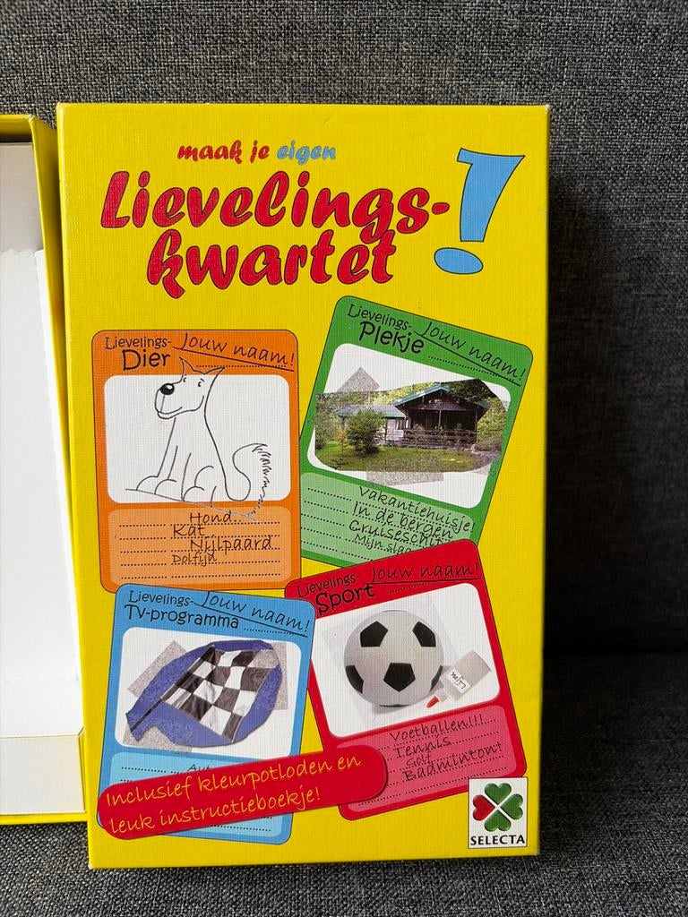 Maak je eigen Lievelings-kwartet - Selecta, Drie of vier spelers, Ophalen of Verzenden, Zo goed als nieuw