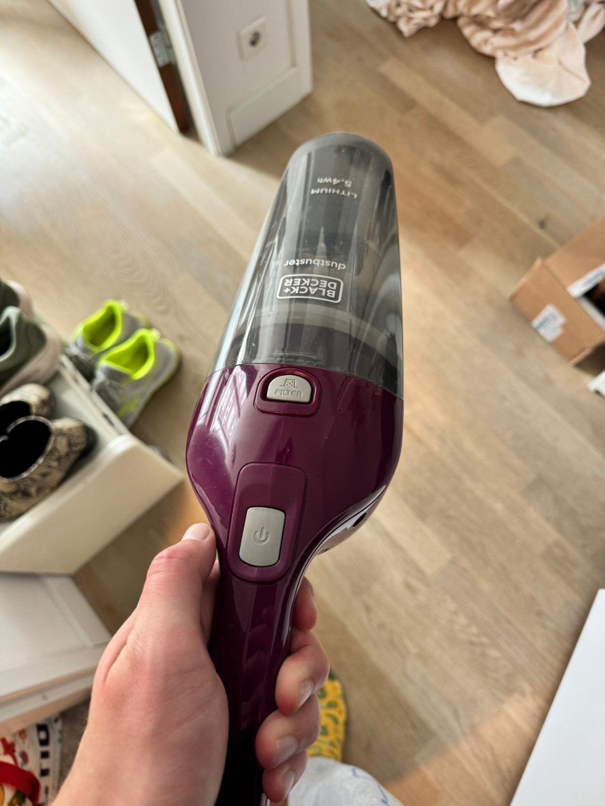 BLACK+DECKER kruimeldief met laadstation, Ophalen, Gebruikt, Kruimeldief, Overige merken