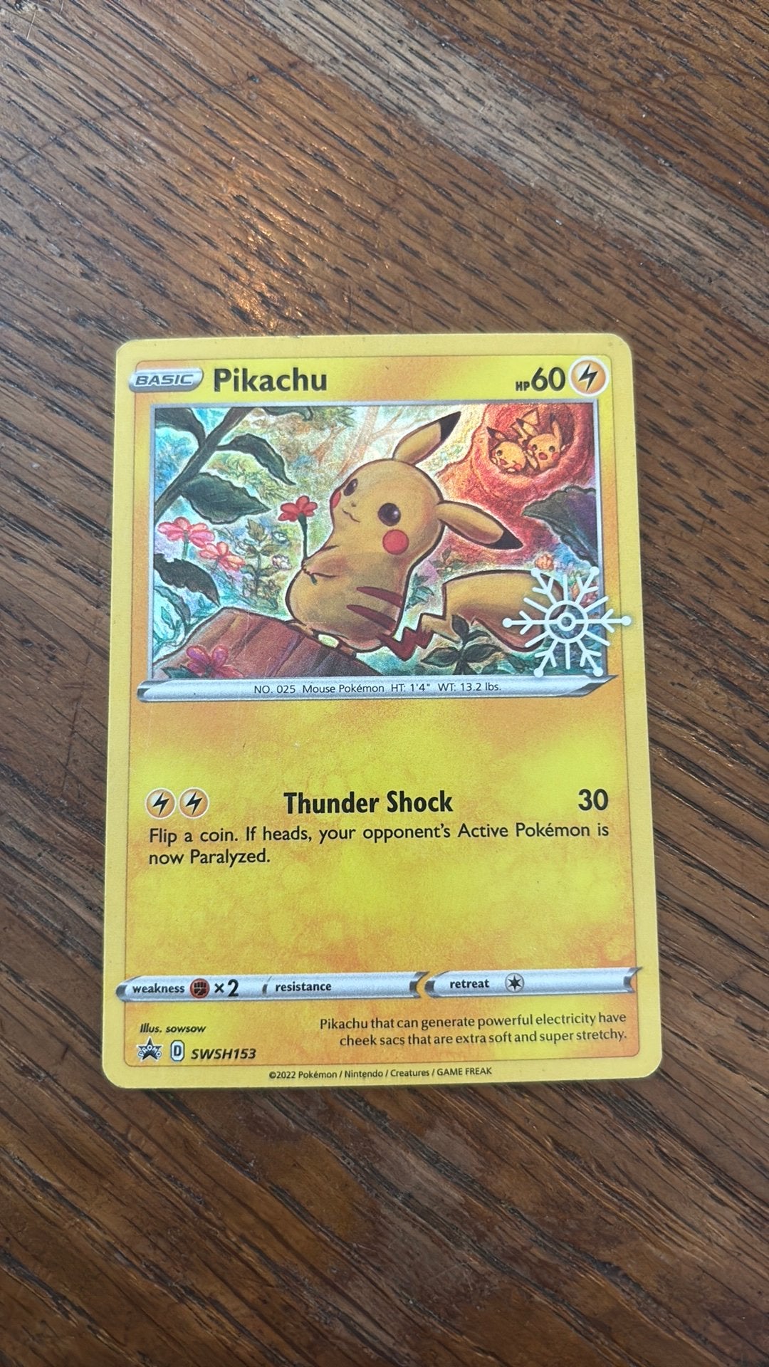 Te koop pokemon kaart pikachu, Ophalen of Verzenden, Zo goed als nieuw, Losse kaart