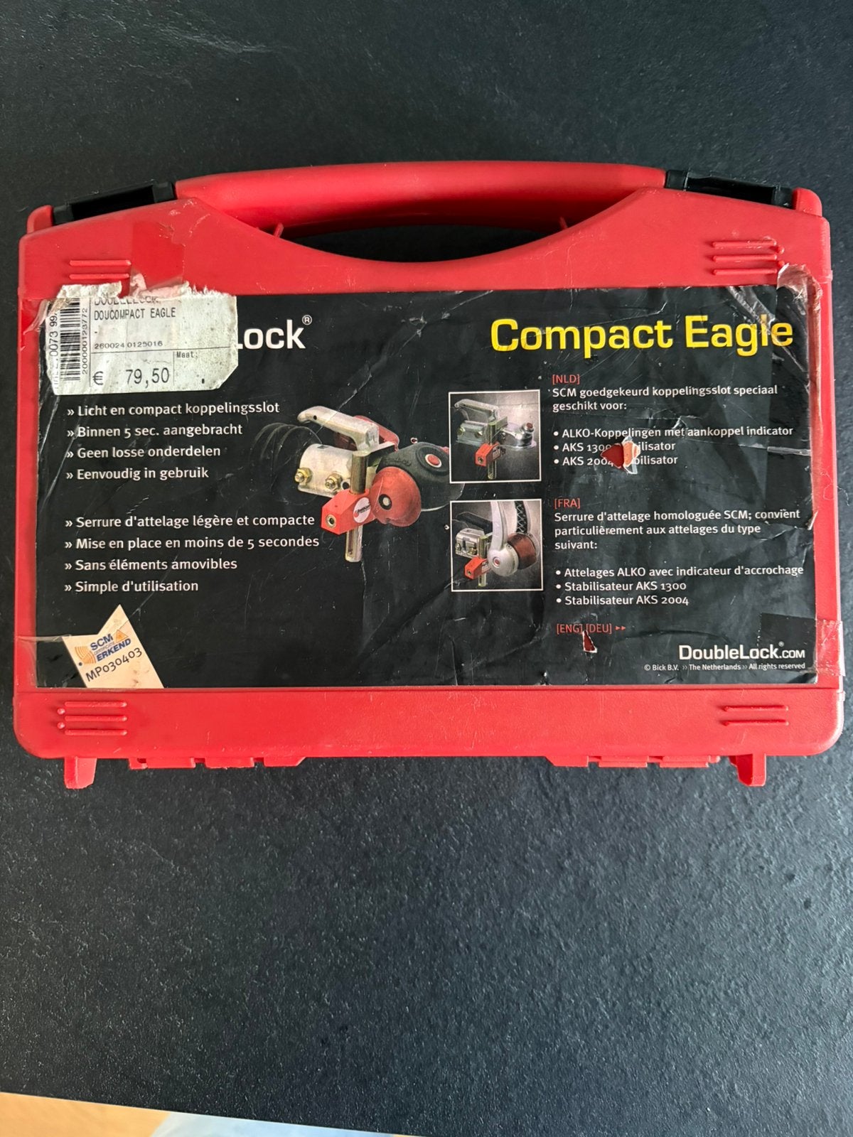 Compact eagle caravan disselslot, Ophalen, Zo goed als nieuw