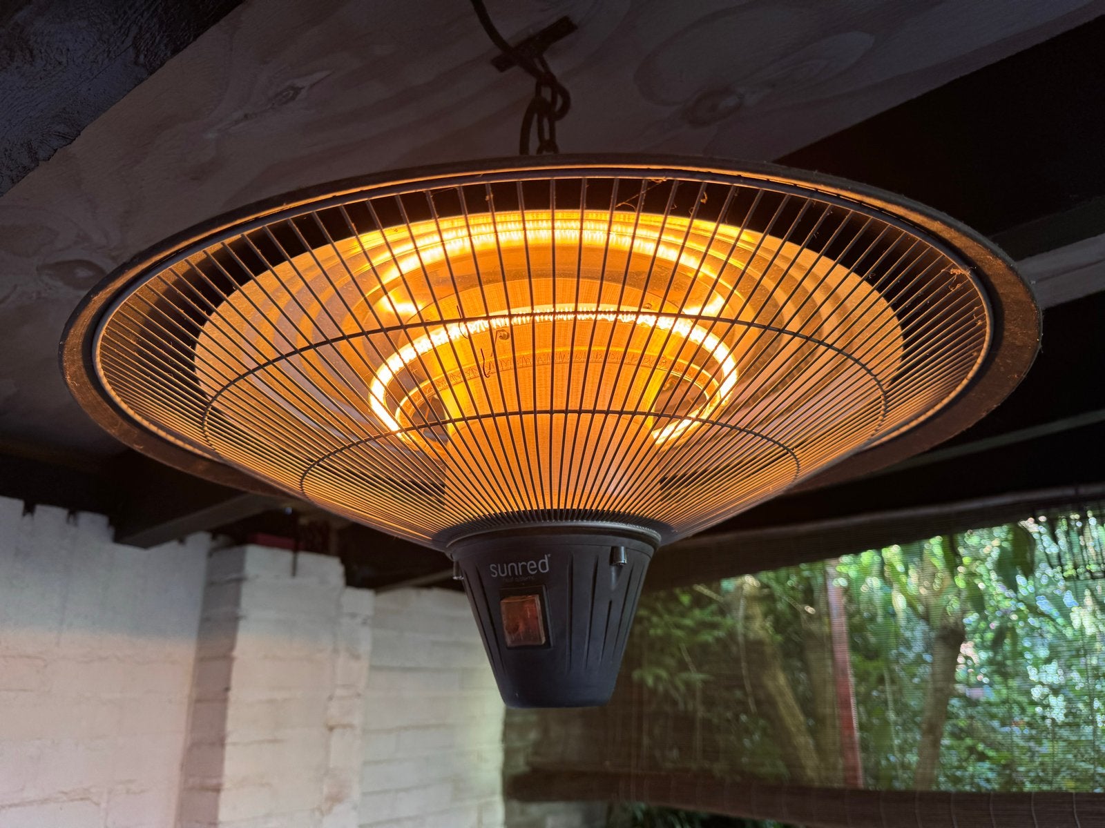 Warmtelamp terrasverwarmer - Aangenaam licht, Ophalen, Gebruikt, Elektrisch, Plafond