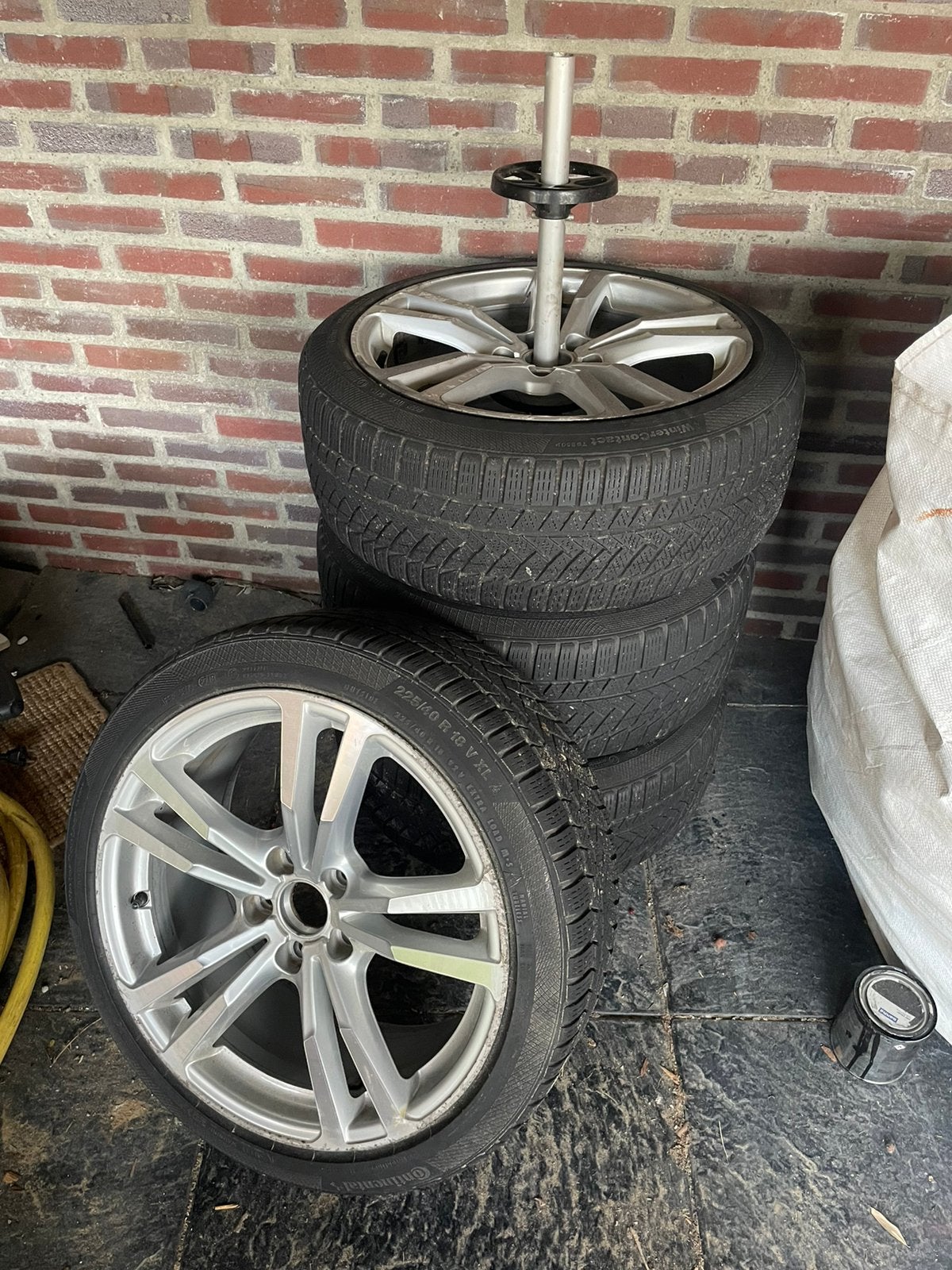 Audi S-Line Velgen 18” + Winterbanden, Ophalen, Gebruikt, Audi