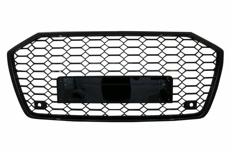 Grill glans Zwart Honingraat Geschikt Voor Audi A6 C8 RS6 Lo, Verzenden, Automotive Parts, A.parts@hotmail.nl, Trasmolenlaan 12 3447 GZ Woerden
