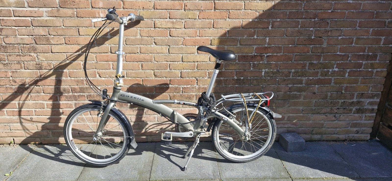 vouwfiets gazelle antreciet grijs