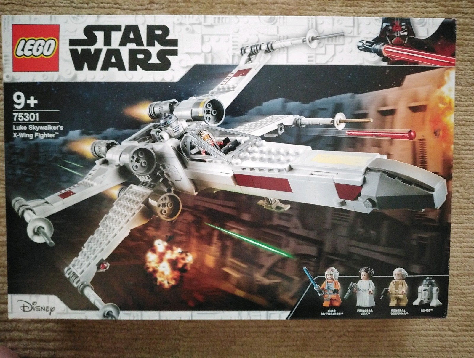 Lego 75301 Luke Skywalker's X-Wing Fighter, Inclusief minifiguren, Star Wars, Verzenden, Lego
