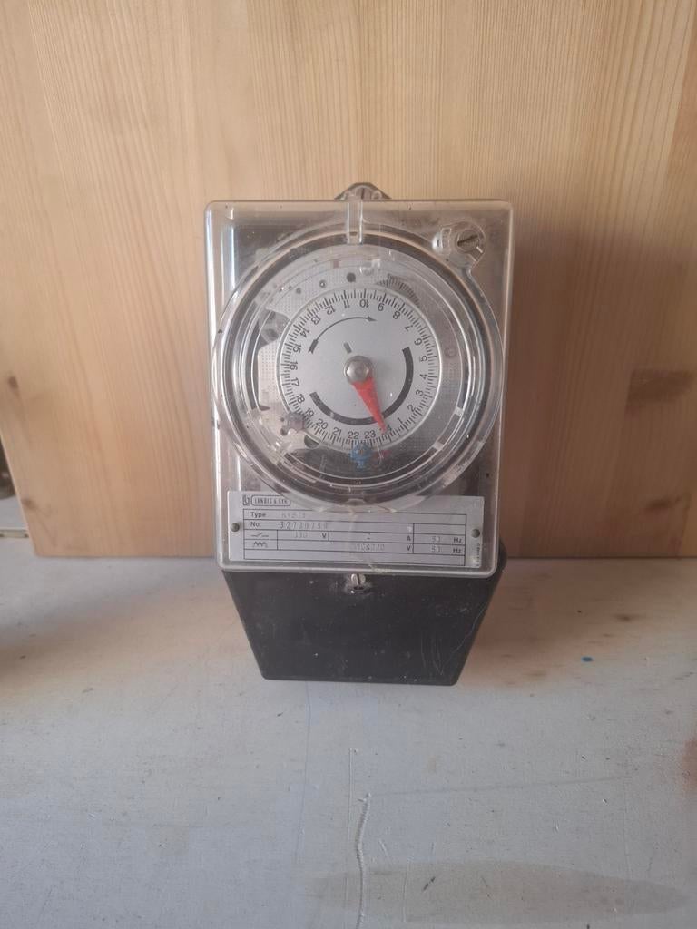 Landis & Gyr KYB1d Tijdklok / Tijdschakelaar 380V, Ophalen of Verzenden, Gebruikt