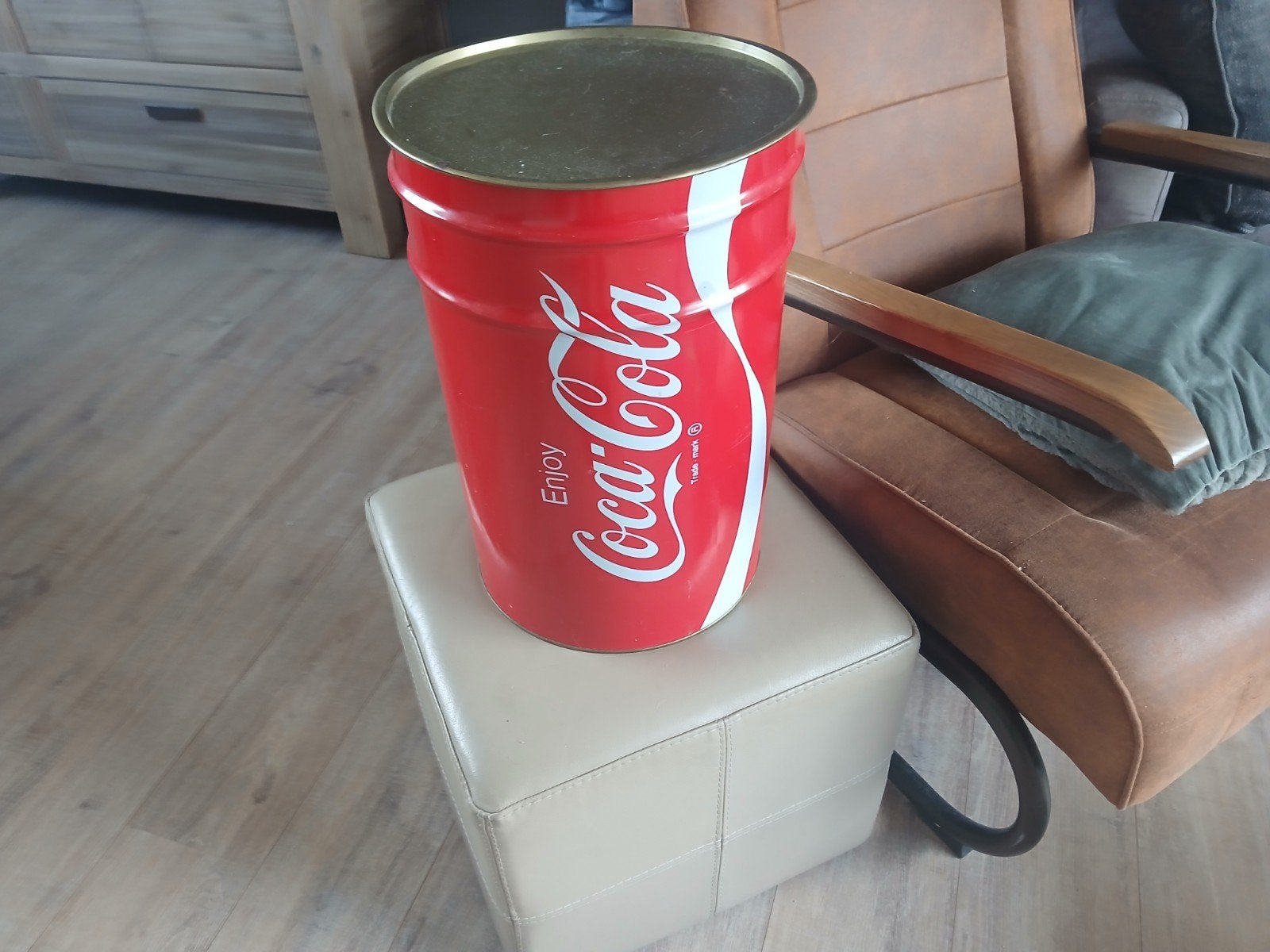 Coca cola vintage ton blik, Ophalen, Overige