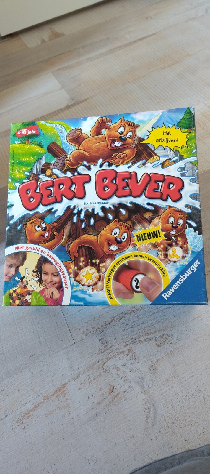 Bert Bever spel - bever werkt niet meer, Drie of vier spelers, Ophalen of Verzenden, Gebruikt, Ravensburger