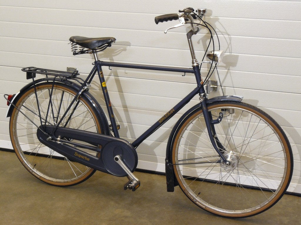 Prachtige klassieke herenfiets Raleigh Superbe – ALS NIEUW, Fietsen en Brommers, Versnellingen, Zo goed als nieuw, 57 tot 61 cm
