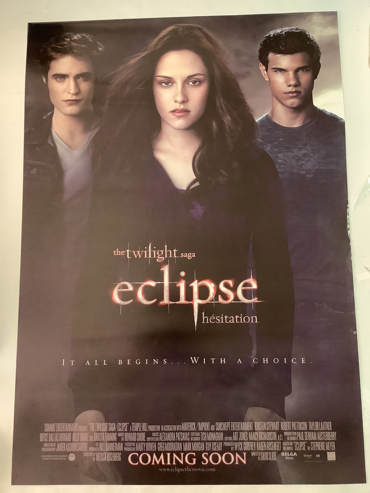 TWILITE   ECLIPSE   filmposter   70-100 cm, Ophalen of Verzenden, Zo goed als nieuw, Deurposter of groter, Film en Tv