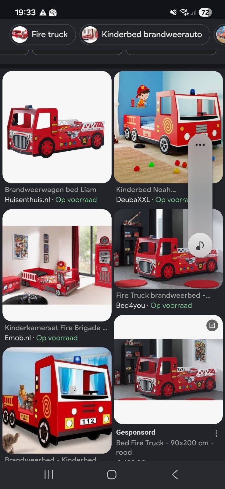 Gezocht Brandweerbed, Kinderen en Baby's, Kinderkamer | Bedden, Ophalen of Verzenden
