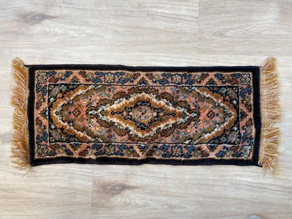 Vintage Perzische tafelloper / sierkleed - 78x34 cm, Ophalen, Griend 10J, 8321 MN Urk, Crème, Rechthoekig