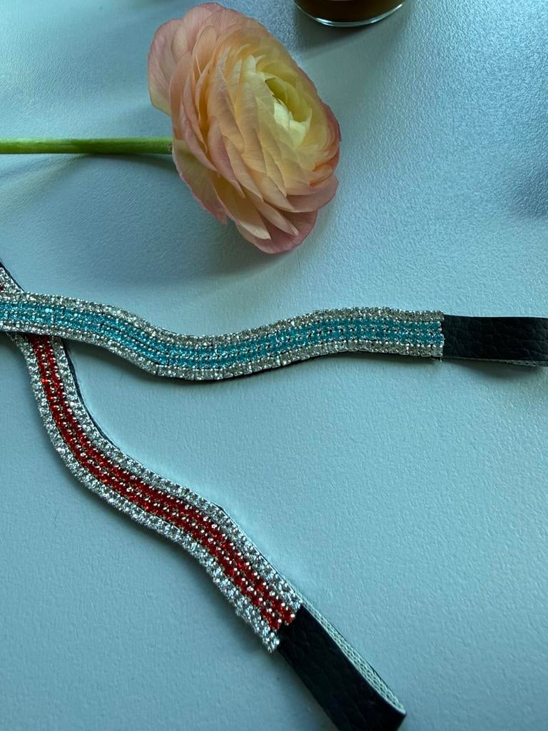 hobbyhorse browband, Overige materialen, Overige kleuren, Met edelsteen, Ophalen of Verzenden