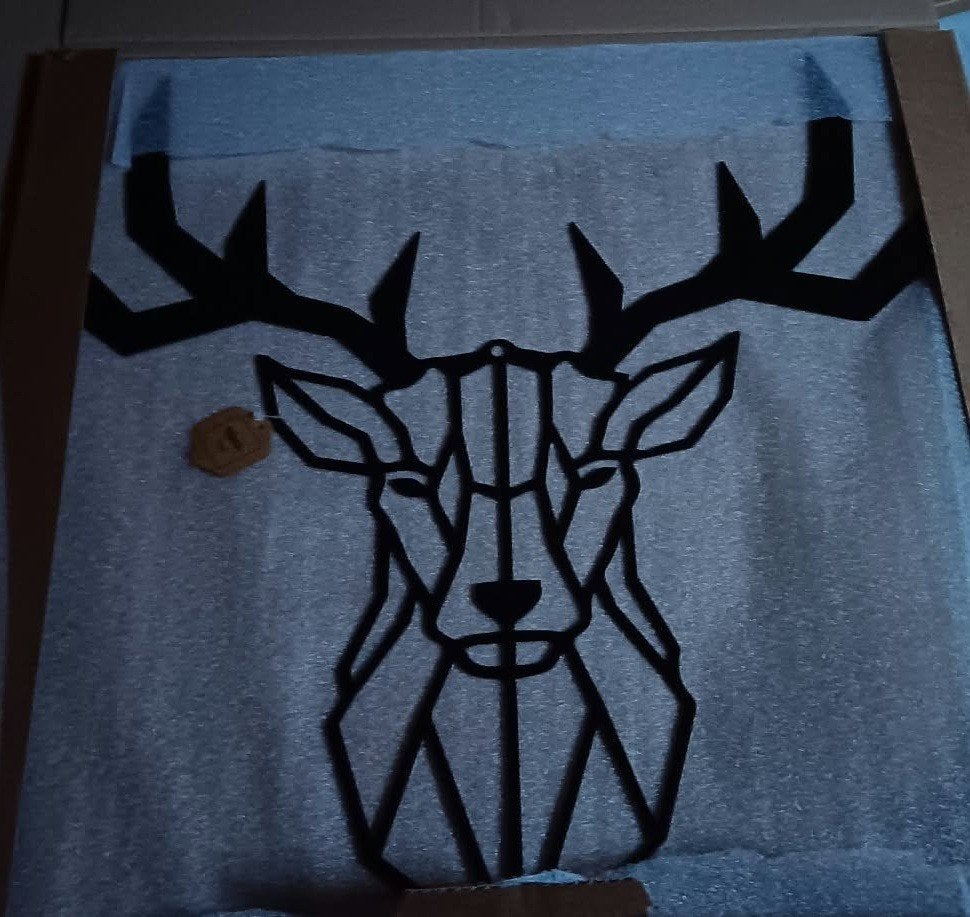Zwarte Metalen Dieren voor aan de muur (60x60cm & 90x90cm), Metaal, Zwart, 60 cm, Ophalen of Verzenden